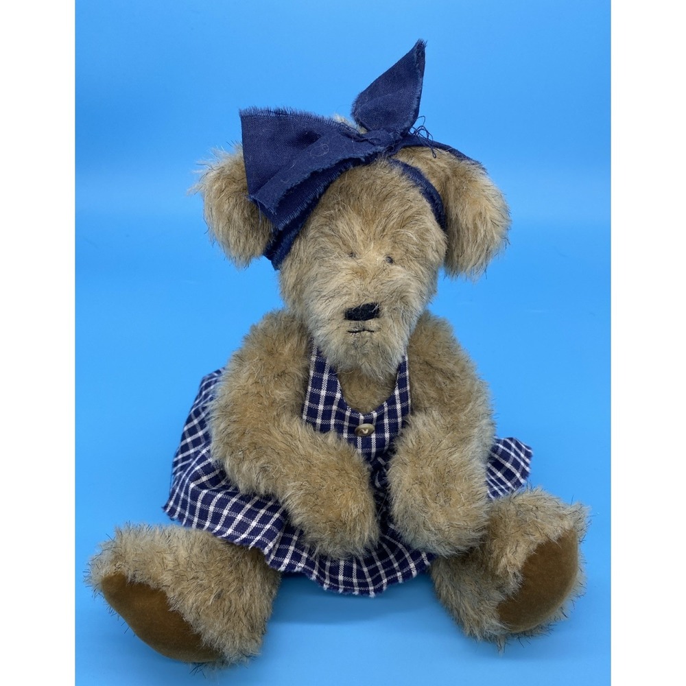 Very Rare Ohio River Bear Co 11" Jointed Plush Bear Jane Designed By Susan Baker
